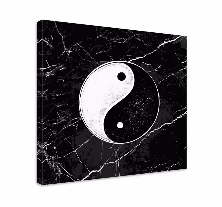 Originální tisky na domácí obraz yin yang balance - TenStickers