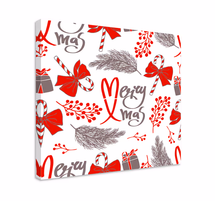 Obraza abc a písmena vánoční design - TenStickers