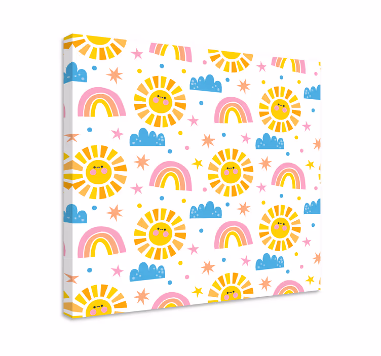 Veselé sluneční duhy Obraz osoby - TenStickers
