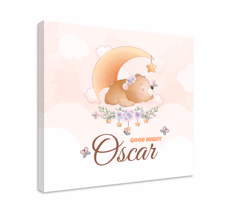 Obraza pro školku medvěd na dobrou noc - TenStickers