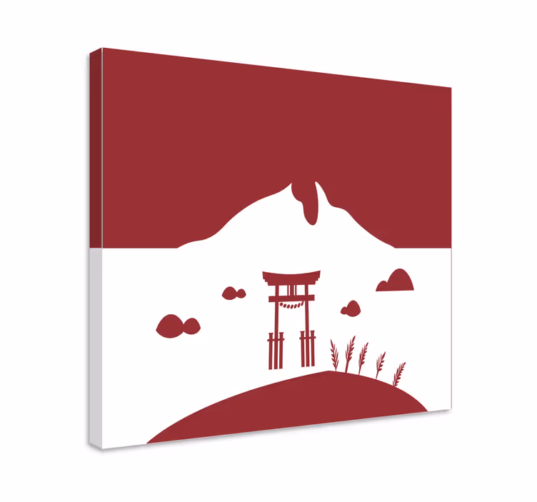 Orientální obraz japonské brány torii - TenStickers