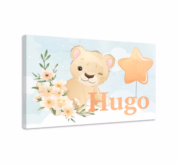 Obraza pro školku roztomilý levíček - TenStickers