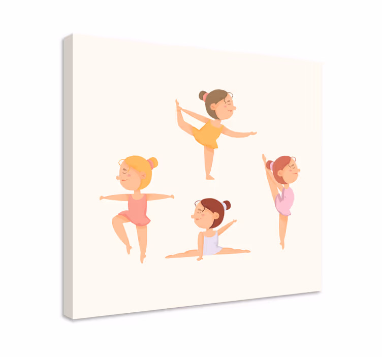 Obraza děti taneční baletky - TenStickers