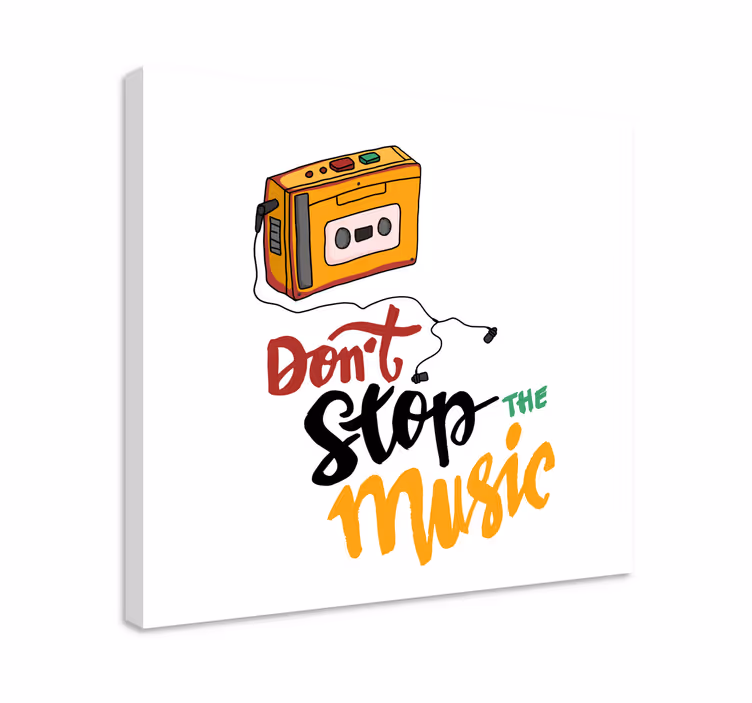 Design kazety Obrazová hudba - TenStickers