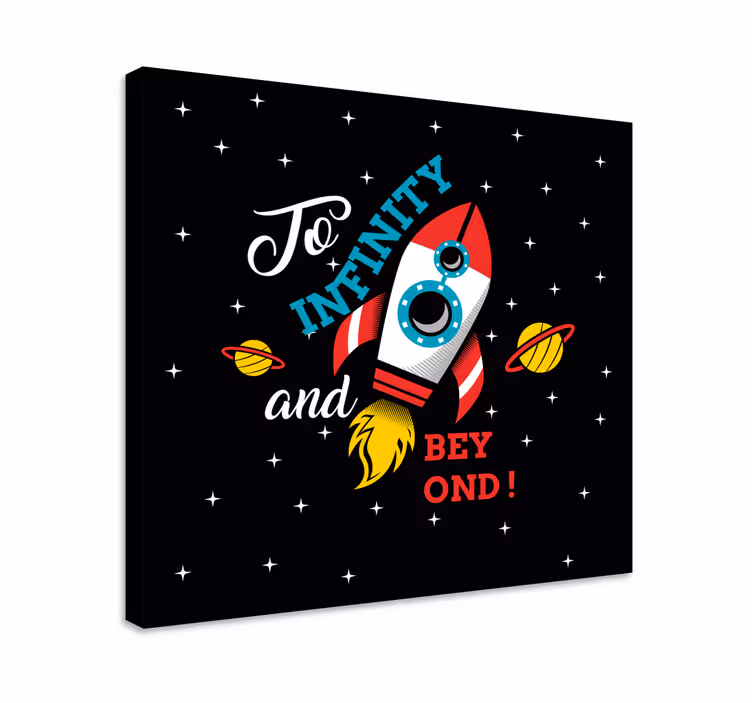 Do nekonečna a za obraz školky - TenStickers