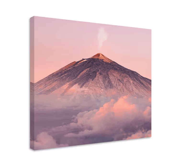 Erupce aktivní sopky Obraz krajiny - TenStickers