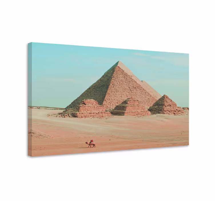 Obraza města a země pyramida v gíze - TenStickers