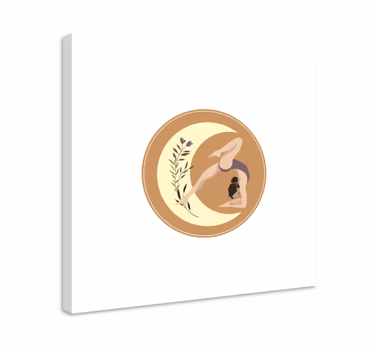 Obraza děti jóga póza klidu - TenStickers