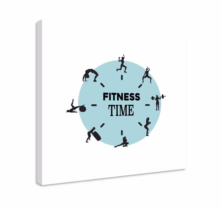 Je to fitness time office tisk na zeď - TenStickers