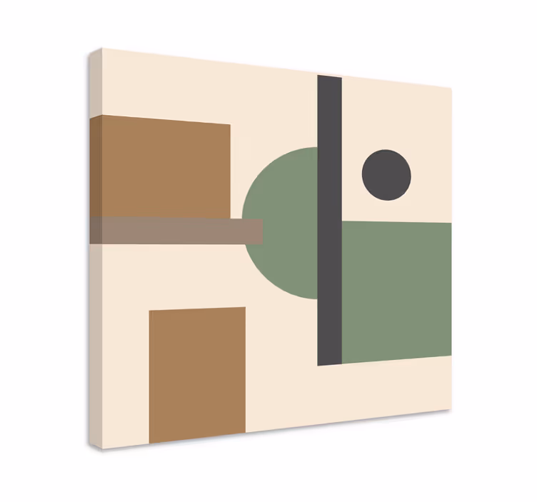 Moderní obraz konceptuálních geometrických tvarů - TenStickers