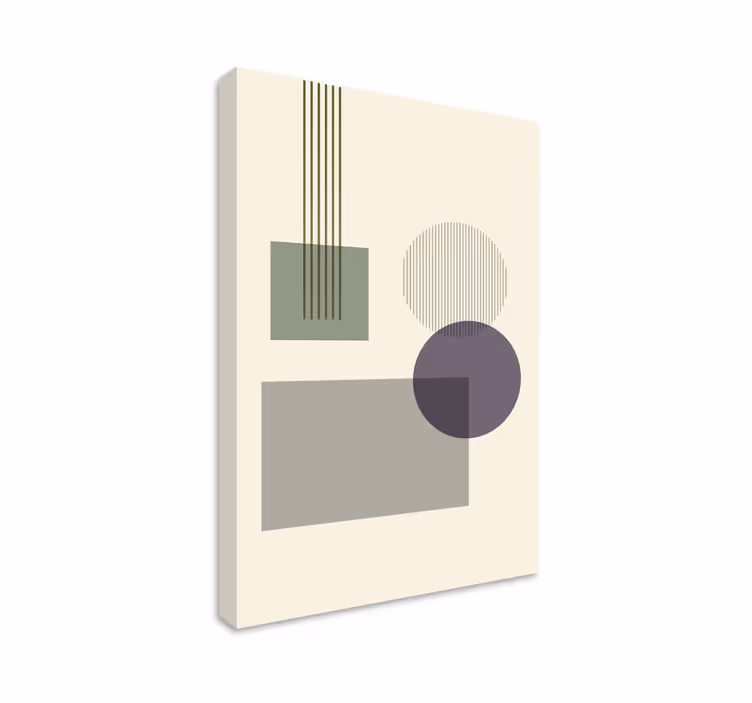 Geometrická obraza konfigurace tvarů - TenStickers