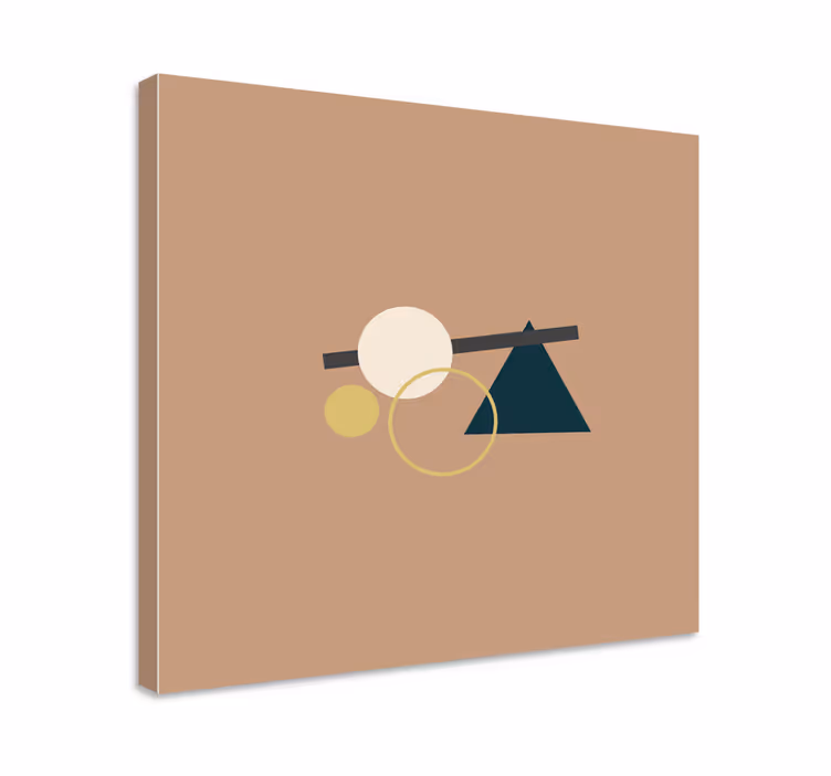 Geometrická obraza vyvážené geometrické prvky - TenStickers