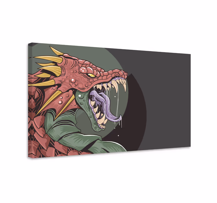 Obraza dinosaurů dravého draka - TenStickers