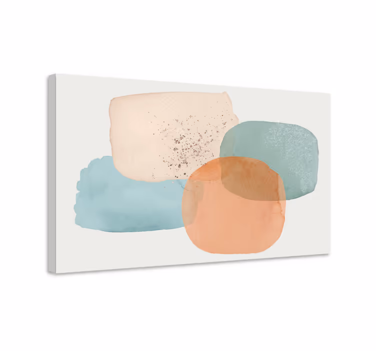 Zemité barvy minimalistické obraz do jídelny - TenStickers