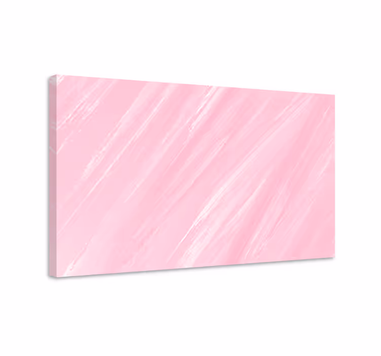 Umělecké výtisky na plátně ve stylu kawaii růžové barvy - TenStickers