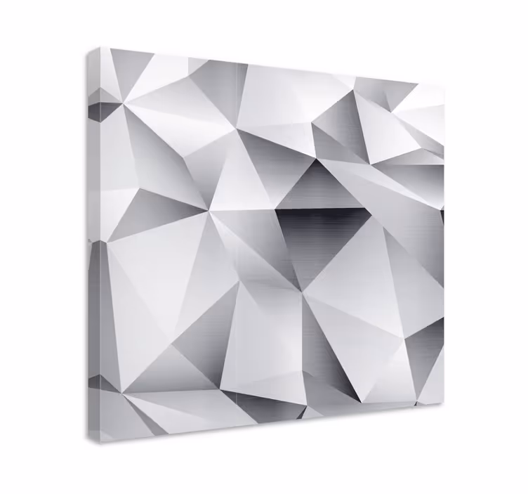 Obraz se stříbrným kosmickým geometrickým vzorem - TenStickers