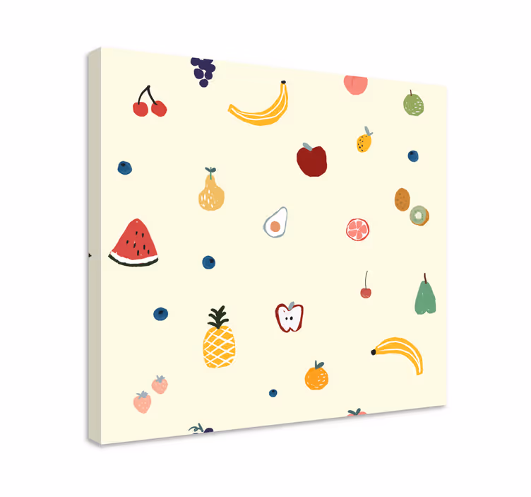 Obraza s ovocem barevný ovocný rozptyl - TenStickers