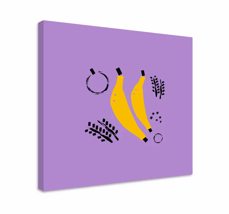 Obraza s ovocem design žlutých banánů - TenStickers