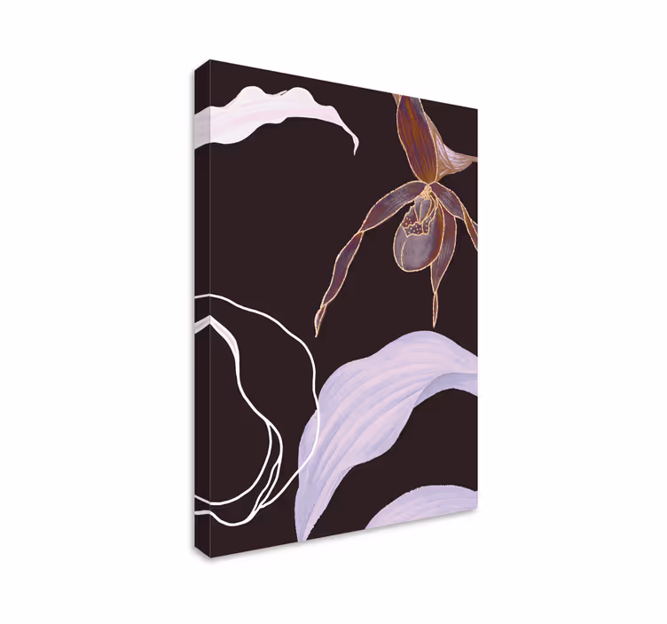 Obraza květin a rostlin orchidejová elegance - TenStickers