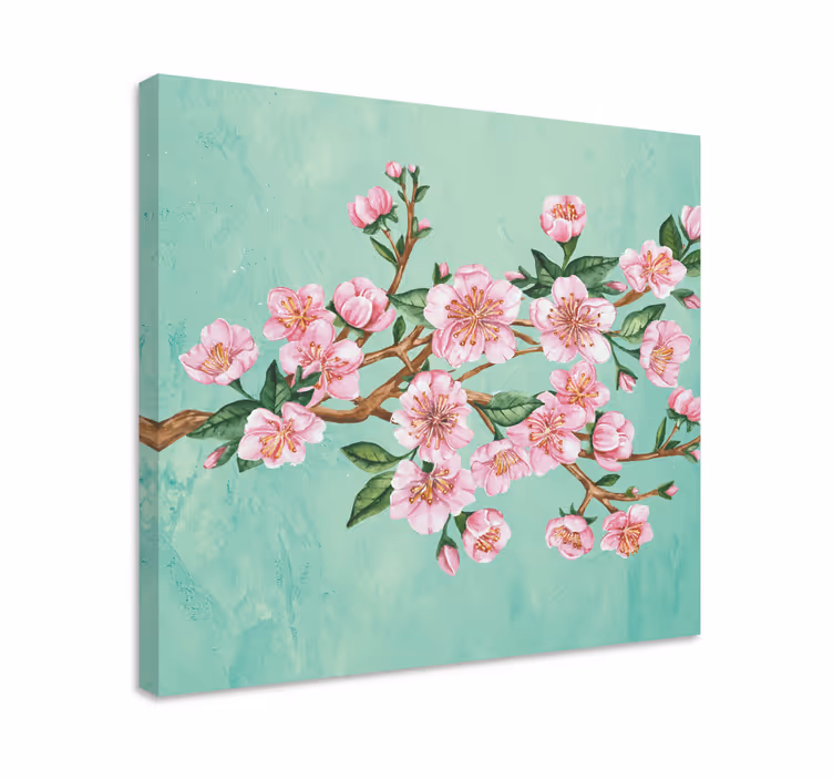 Obraza květin a rostlin sakura květinový stonek - TenStickers