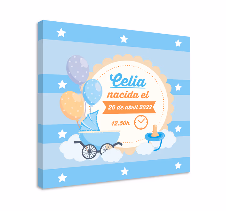 Obraza pro školku oslava narození dítěte - TenStickers