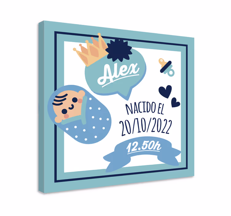 Obraza pro školku návrh pro oznámení o miminku - TenStickers