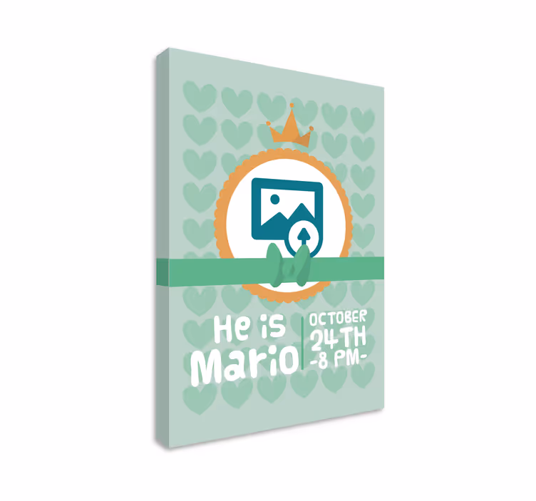 Obraza pro školku on je mario - TenStickers