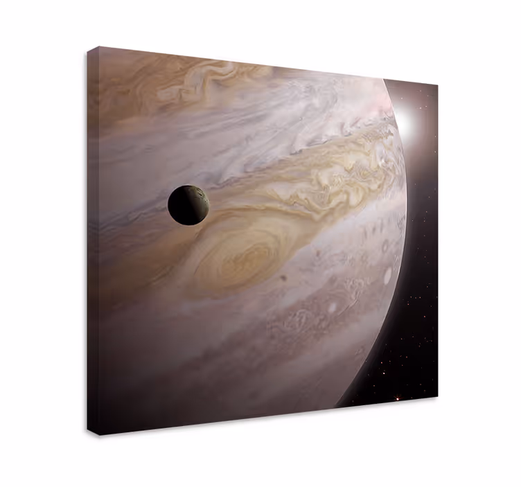 Obraza dinosaurů v jupiterově kosmickém tanci - TenStickers