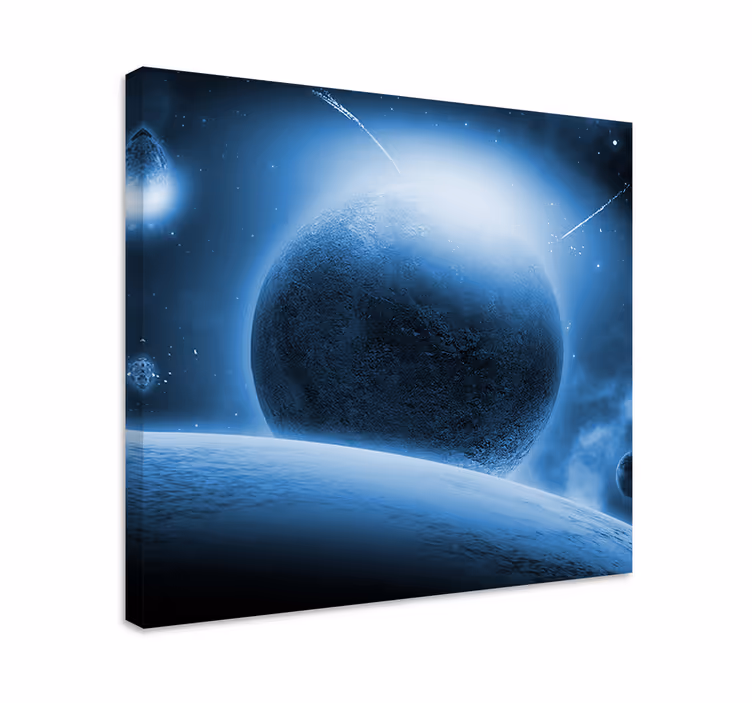 Vesmírné planetární Obraz krajiny - TenStickers