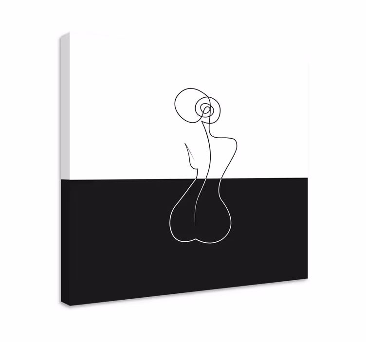 Abstraktní obraza v minimalistickém stylu - TenStickers