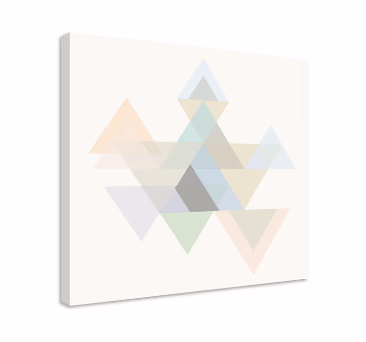 Geometrická obraza design abstraktních trojúhelníků - TenStickers