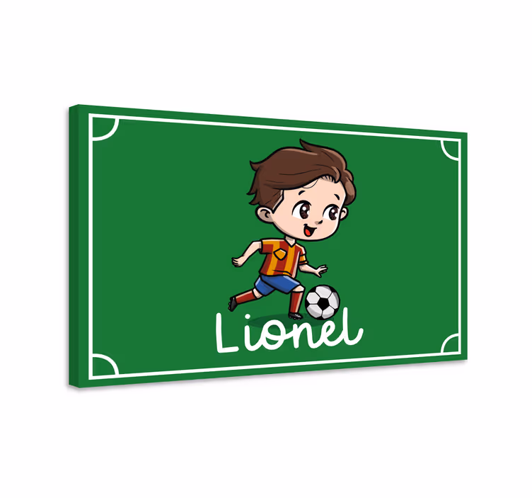 Obraza sport fotbalová postava hráče - TenStickers