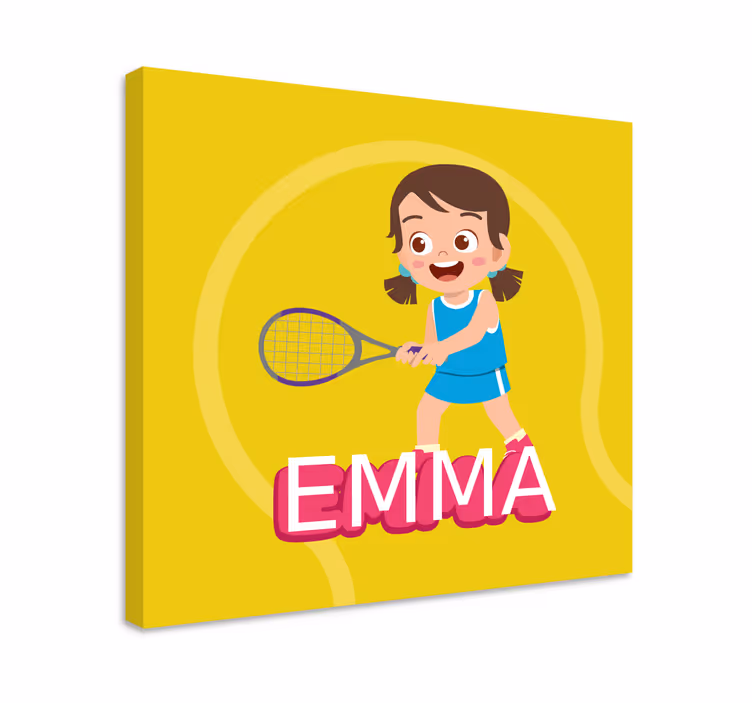 Obraz květin a rostlin tenistka emma - TenStickers