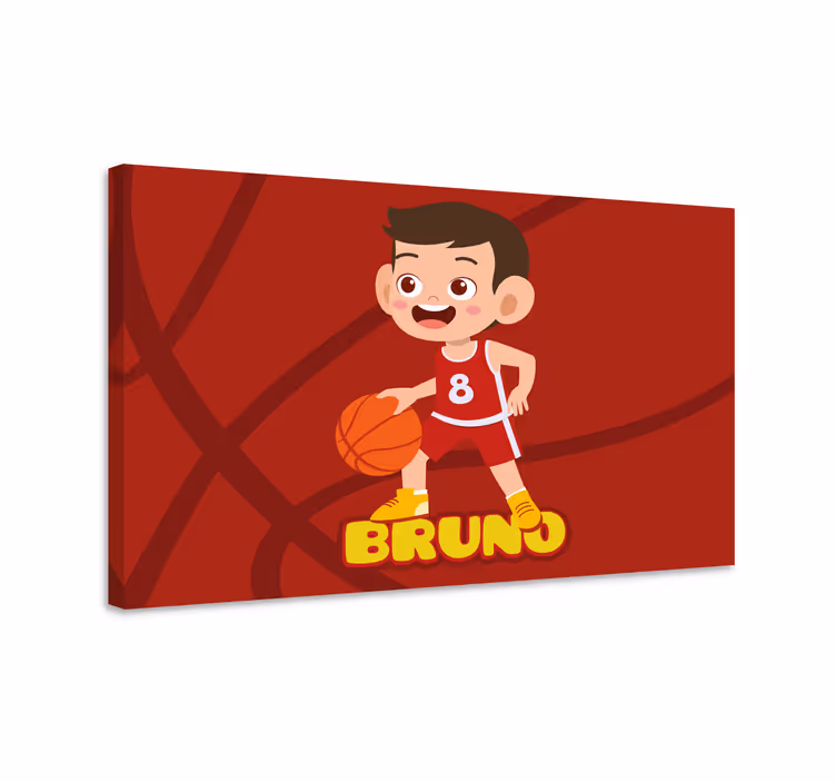 Obraza sport veselý basketbalista - TenStickers
