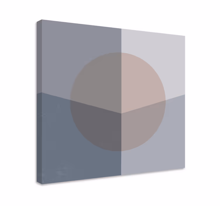 Geometrická obraza abstraktní kruhová kompozice - TenStickers
