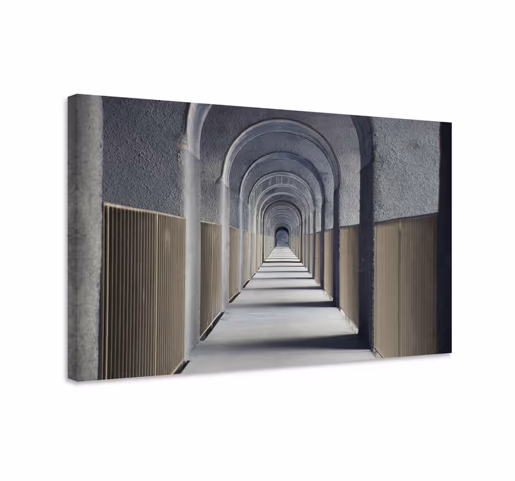 Obraza města a země architektonické oblouky - TenStickers
