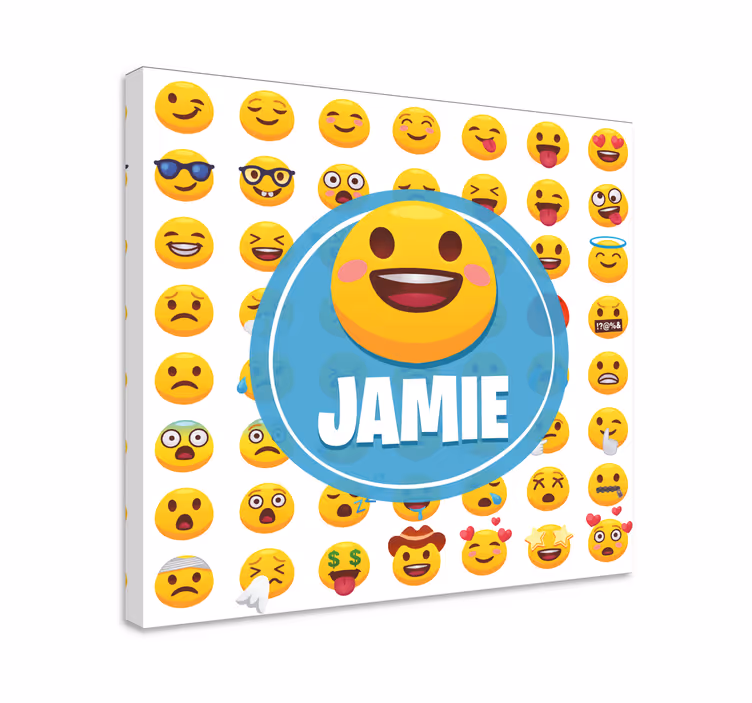 Kolekce výrazů emodži Obraza Abc a písmena - TenStickers