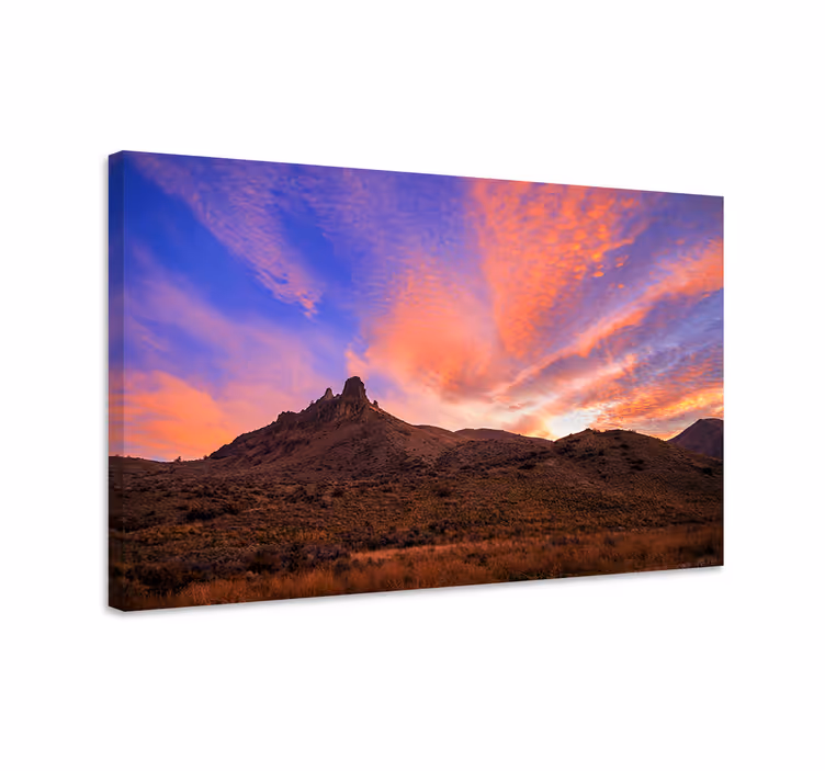 Obraz krajiny grand mountain soumrak - TenStickers