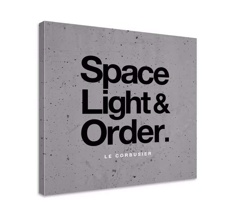 Le corbusier text citace obraz - TenStickers