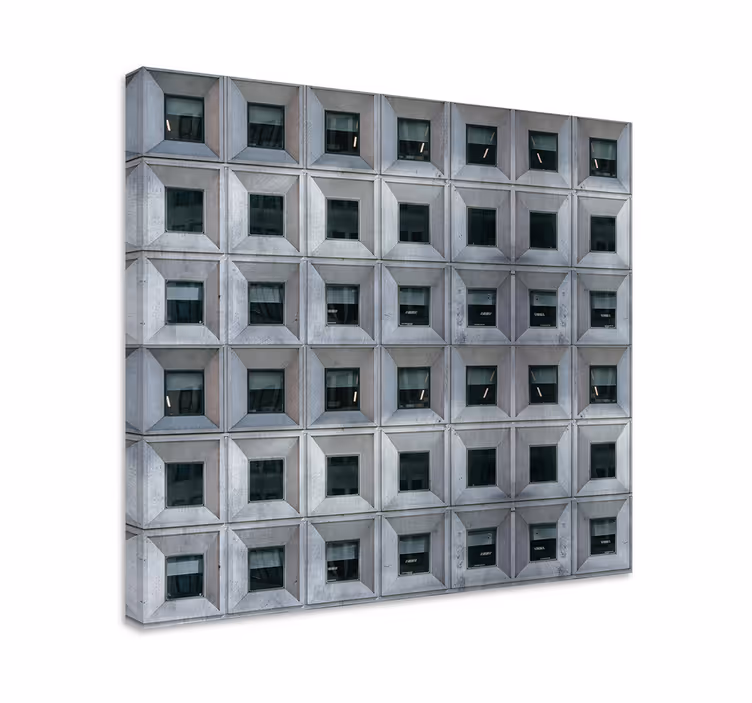 3d obrazy na plátně brutalistní architektury - TenStickers
