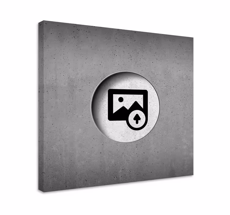 Surový beton přizpůsobitelné personalizované obraz - TenStickers