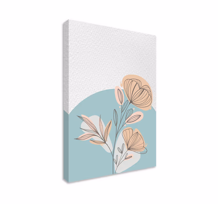 Stylizované elegantní aranžmá Obraza květin a rostlin - TenStickers