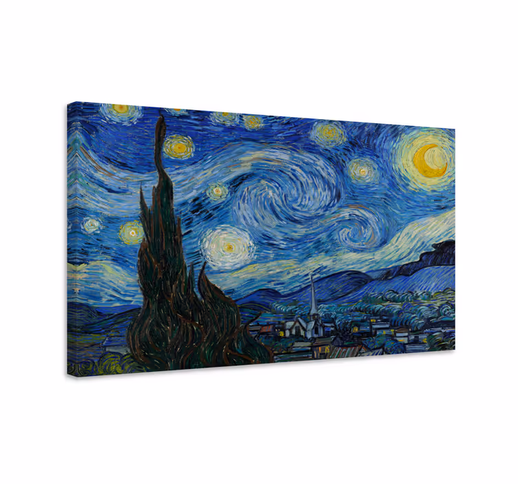 Hvězdná noc od Van Gogha Umělecká obraza - TenStickers