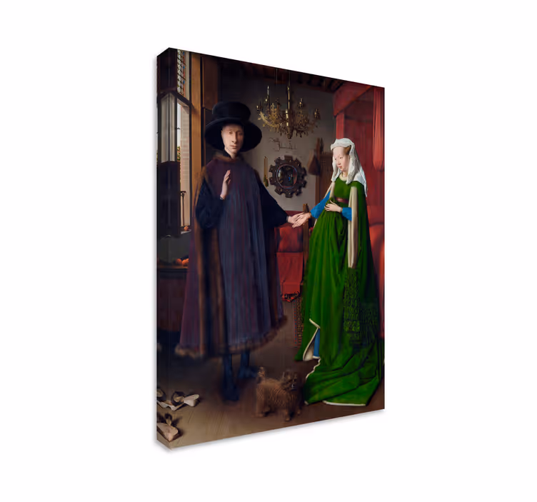Obraz Arnolfini Portrait je obraz, který byl vytvořen v roce 1434 - TenStickers