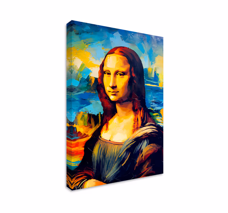 Styl impresionismu mona lisa Umělecká obraza - TenStickers