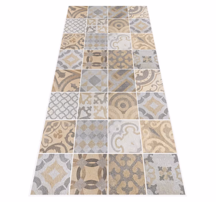 arancioni cement Kuchyňský vinylový koberec - TenStickers