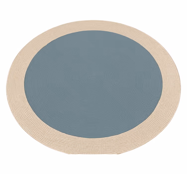 Dvoubarevný kulatý design Vinylová rohož na balkon - TenStickers