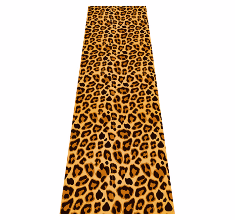 Zvířecí vinylový koberec s jednoduchým leopardím vzorem - TenStickers