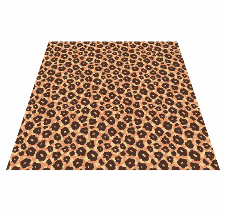 Zvířecí vinylový koberec v sametovém leopardu - TenStickers