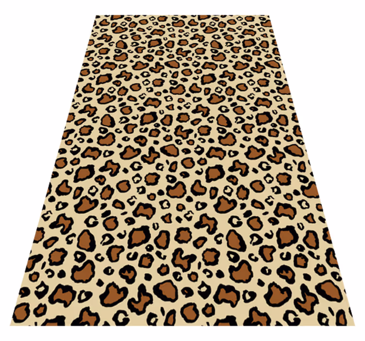 Zvířecí vinylový koberec s potiskem leopardí kůže - TenStickers